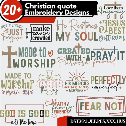 Bible Verses Embroidery Design, Scripture Embroidery, Holy Bible Embroidery, Christian Embroidery, Religious Embroidery, Machine Embroidery - Etsy