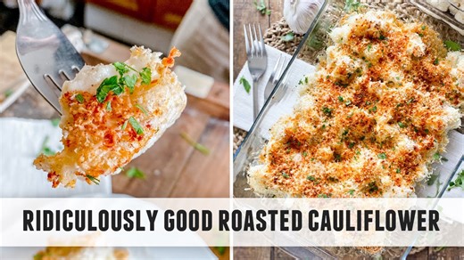 Roasted cauliflower with bechamel sauce | A ridiculously good recipe