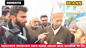 Reservation issue, Age relaxation of JKPSC candidates, Dual control by LG & Winter Preparations. Exclusive interview with Advisor to CM Nasir Aslam Wani by Editor IBANN NEWS DR MUSHTAQ ALI BABA. | IBANN-Indian Broadcasting & News Network