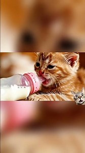 Cutest Kitten Milk ASMR! 🍼🥺 #asmr