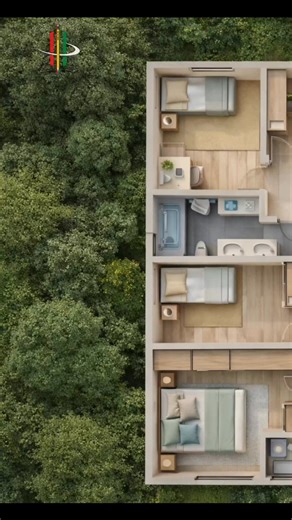 Four Bedroom Apartment Floor Plan Idea | Modern & Spacious Layout Smartly planned four bedroom apartment floor plan designed for comfort, privacy, and modern living. Perfect for large families, luxury apartments, and real estate marketing. This layout maximizes space efficiency, natural light, and smooth room flow — ideal for builders, developers, and property sellers looking to present their projects professionally. DM me for custom 2D & 3D floor plans tailored to your project. #fourbedroomapar