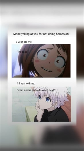 ANIME is also a HOMEWORK mom !! 🙂