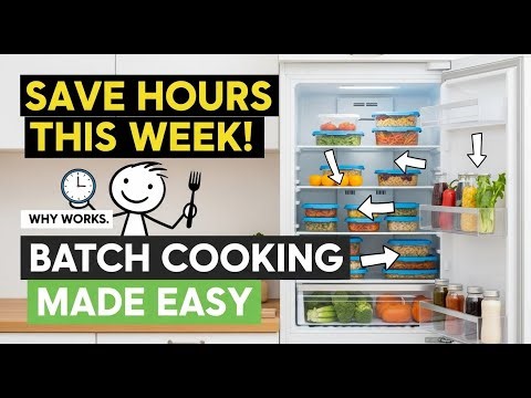 Batch Cooking Made Easy: Save Time, Eat Healthy & Boost Productivity