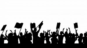 concert audience silhouette animation frames, frames, Outrocards, crowd silhouettes, concert. audience shadow animation