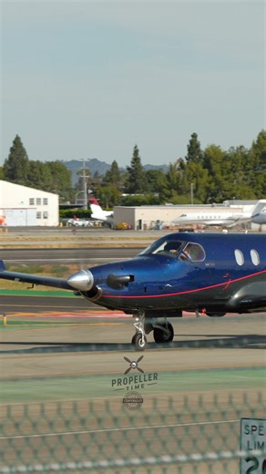 Pilatus PC-12 NG | N927JC | Taxi at Van Nuys Airport #propplane #aviation #generalaviation #propeller #pilatus #pilatuspc12 | Propeller Time