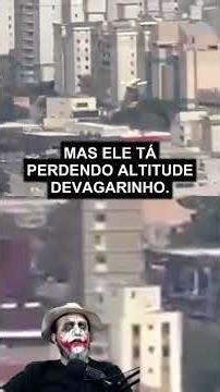 Plane crashes in Belo Horizonte, captured live.