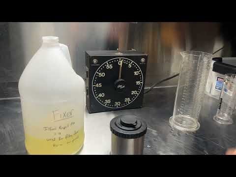 ASMR Film Processing in the darkroom