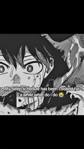 I literally keep falling asleep in the middle of the day and cant sleep during the night #deku #mha