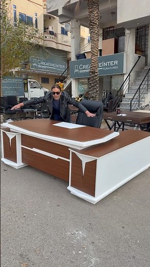 Executive Office Table Desk | Modern CEO Office Furniture #executivedesk #officetable