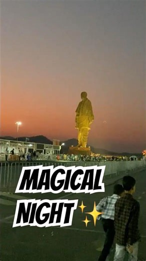 World’s Tallest Statue Night Scene 🌃🇮🇳