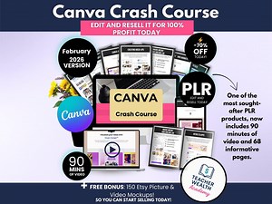 Canva Crash Course for Teachers | PLR Canva Workbook for Beginners | Digital Product Creation Guide | Canva Tutorial PDF for Educators - Etsy UK