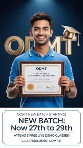 ODMT Digital Marketing Training Institute | November 27–29 New Batch Starts - 7386603165 #shorts