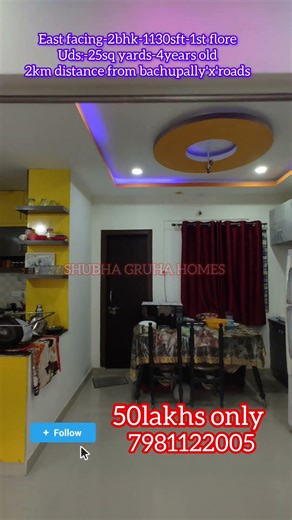 #lowbudjet #eastfacing #2bhk #fullyfurnishedflat #flatforsaleinhyderabad #mallampet #below #home