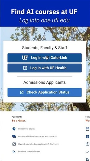 Finding Courses at UF Offerings AI Skills