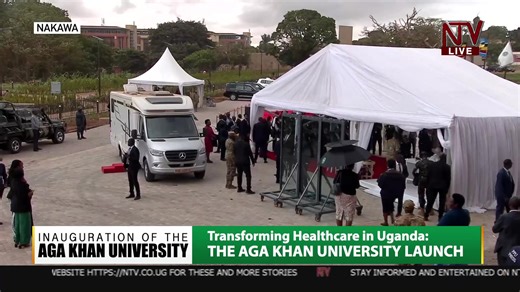The signing of the agreement that will signal the commencement of the construction of the Aga Khan University Hospital, Kampala. Key signatories are President Yoweri Museveni and His Highness the Aga Khan. #NTVNews #AgaKhanVisit | NTV Uganda