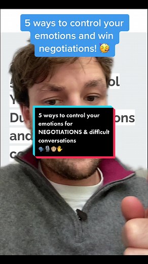 Mastering Negotiation Skills: How to Control Emotions and Win Arguments