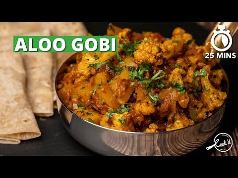 Tasty Aloo Gobi Recipe | Homestyle Cauliflower and Potato Fry | Cookd
