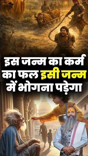 इस जन्म का कर्म का फल इसी जन्म में भोगना पड़ेगा #karmaphal #karma #bhagya #spirituality #hindudharma