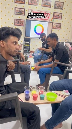 AGD Academy | Hair colour mixing | colour wheel training