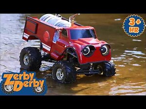 Toy Monster Trucks Making Waves | Full Episodes | Zerby Derby | Scholastic Kids
