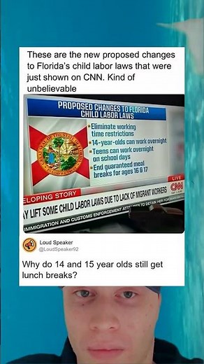 Florida’s Child Labor Law Changes Have People Shocked