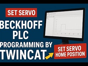 Beckhoff PLC Programming in TwinCAT | Set Servo Home Position Tutorial