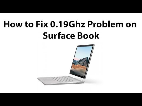 How to Fix Surface Book 0.19Ghz 0.79Ghz (Thermal Throttling)