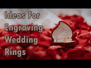 Unique Wedding Ring Engraving Inspiration || Best Ideas for Engraving Wedding Rings