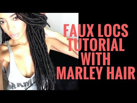 Loc Extensions with Marley Hair - Tutorial