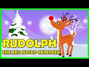 Rudolph the Red Nosed Reindeer Song with LYRICS | Rulolph Song | Tickling Toddlers