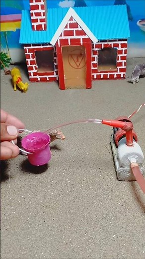 Mini hand pump project water with supply motor #viral #shorts 144