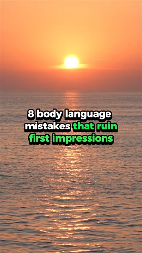 8 body language mistakes that ruin first impressions #psychology #humanbehavior #sociology #socialpsychology #lifelessons #lifeadvice #psychologyfacts You could say all the right things, wear the perfect outfit, even show up early—but one small body language mistake can quietly undo everything. It’s frustrating, isn’t it? You’re trying to make a great first impression, but something subtle keeps throwing people off… and you don’t even know it’s happening. In this video, we’re breaking down the e