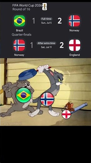 Brasil vs Norway vs England | #FIFAWorldCup2026