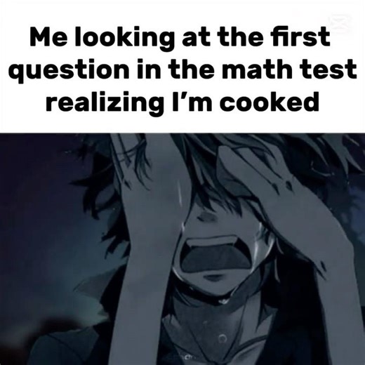 POV: me on a math test