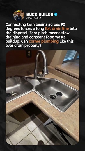 Worst Corner Sink Plumbing Design Fail