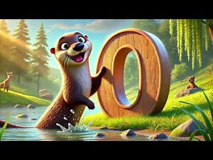 🦦 O wie Otter – ABC Lied für Kinder | Buchstaben lernen mit Musik 🎶✨
