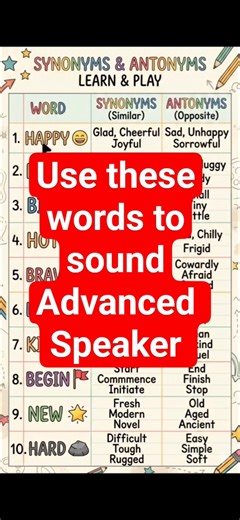 Native speakers use these words #shorts #vocabulary #shortsvocab #englishvocab