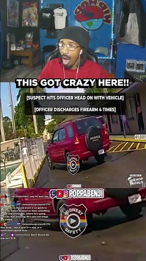 This Police Encounter Escalates Rapidly!! #SHORTS #poppabenji