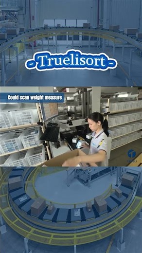 99.99% accuracy #sorting #parcels in high efficiency,adjustable for #factory #warehouse #logistics