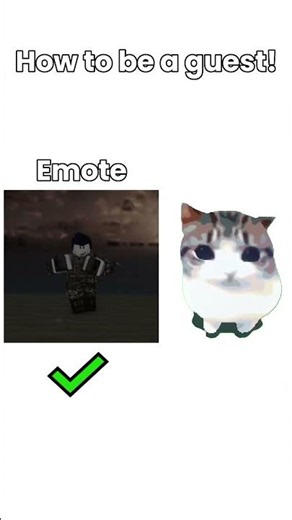 FORSAKEN How to be a Guest 1337! #roblox #forsaken #funny #trending
