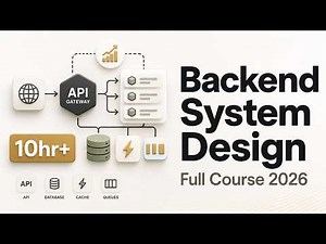I'm Launching a 10+ Hour Backend System Design Course on YouTube | APIs, Database, Cache, Queues
