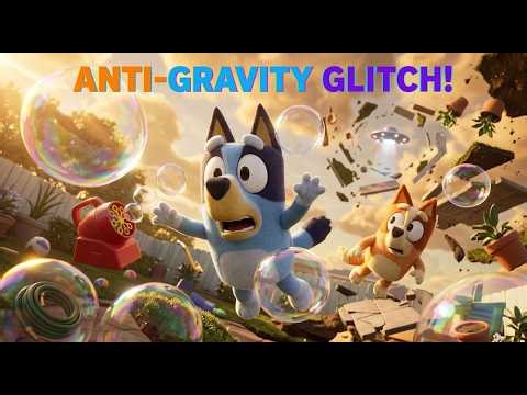 Bluey 3D Parody: The Anti-Gravity GLITCH! 🛸 (Surreal Animation)