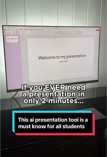 This ai presentation tool is crazy😵‍💫 #powerpoint #tutorial #creatorsearchinsights