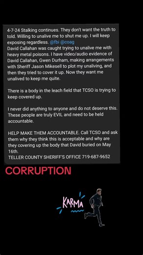 I'm a good law-abiding citizen and don't deserve what Mikesell and his goons are doing. I am NOT suicidal or accident prone. TCSO redacting & hiding. refusing to produce public information. trying to scare away anyone who dares to call them out. That's how Mikesell and his buddies operate. #cops #gangstalkers #unaliveawareness #hitman #coverup #corruption #caughtoncamera #stalker #crime @𝐅𝐁𝐈