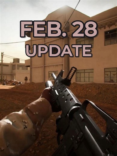 New Update for Operation Harsh Doorstop This Friday