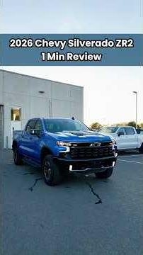 2026 Silverado 1500 ZR2 Duramax Diesel | Interior & Tailgate Review 🇺🇸😳 #shorts