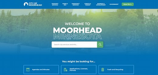 City of Moorhead moves to new website