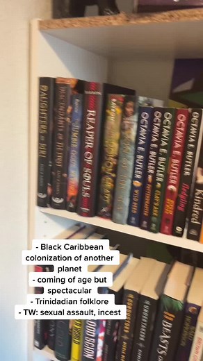 Day 2 of #ReadingRatchet features Nalo Hopkinson’s Midnight Robber. I read this book in a Caribbean Women Writers course and it made its mark as one of the best books I’ve read. I highly recommend it though it can def be a bit troubling. #booktok #blackbooktok #20booksbyblackwomen