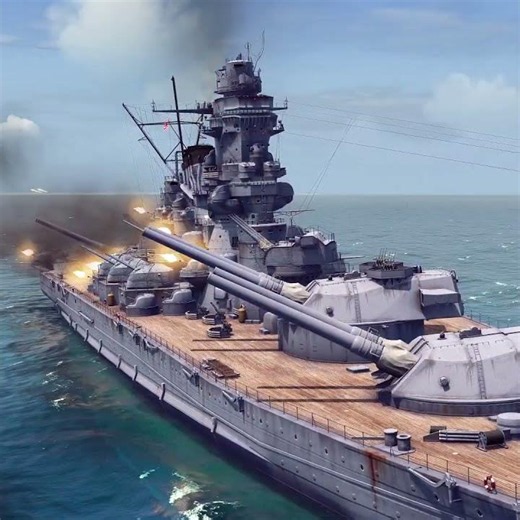 Arleigh Burke destroyer vs Super Yamato battleship #DCSWorld #SeaPower