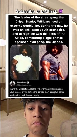 The leader of the street gang the Crips, Stanley Williams lived an extreme double life,